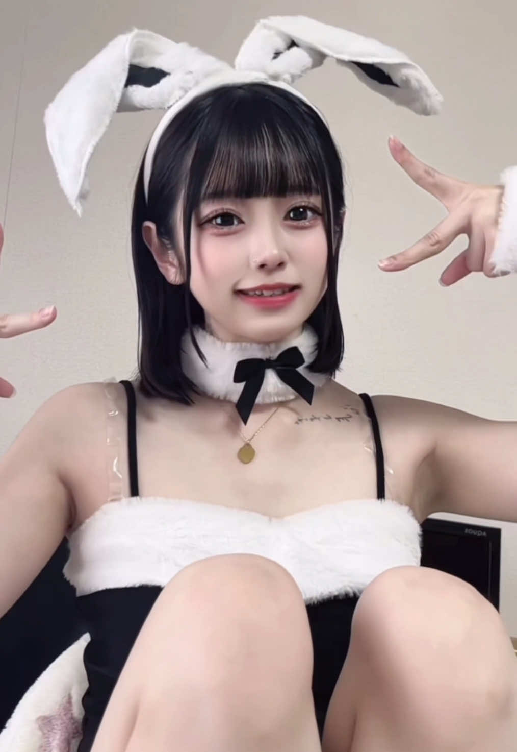 フォロワーさんに貰ったバニーちゃん着てみたけど可愛！！#おすすめ #03 