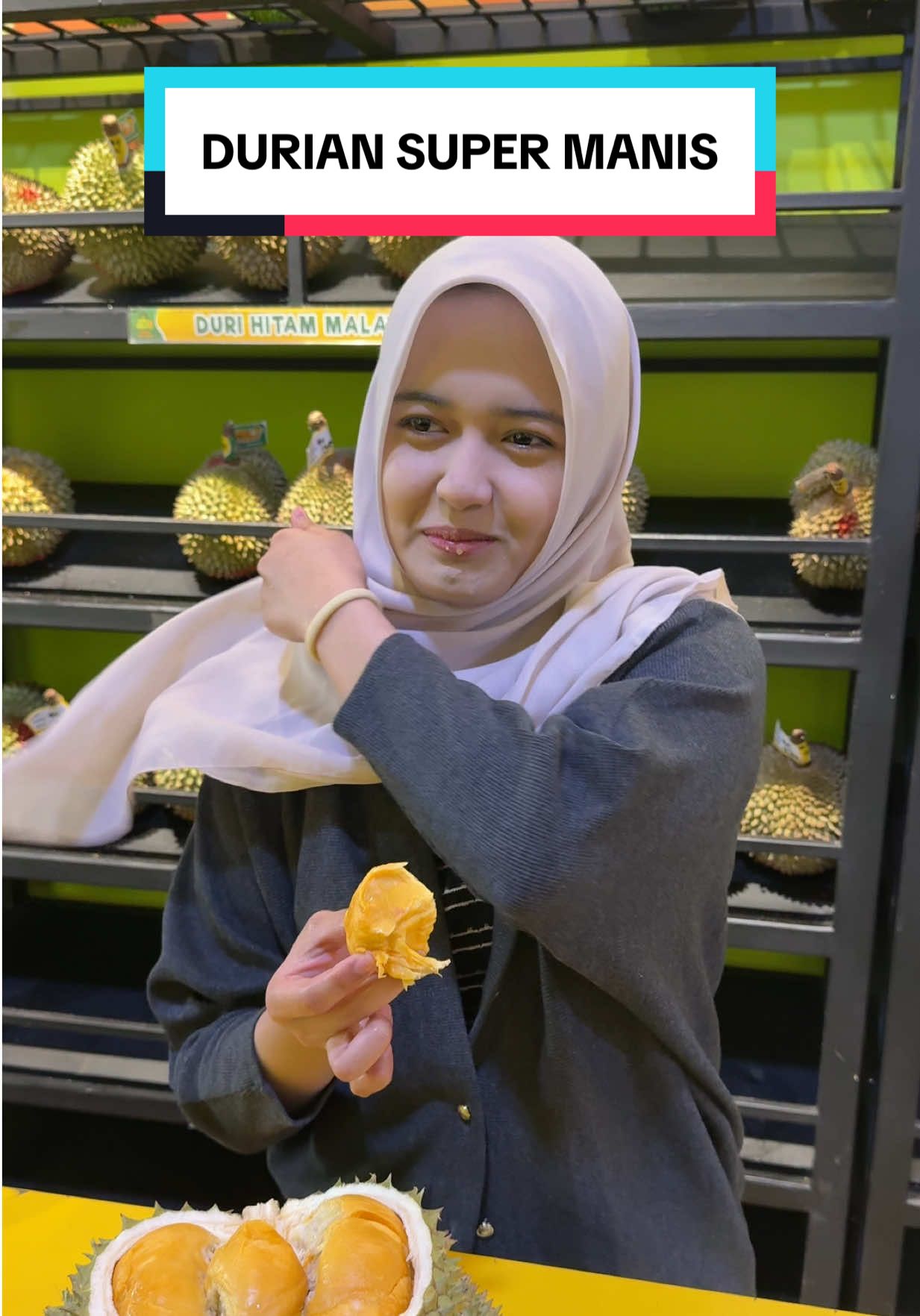 DURIAN DURI HITAM SUPER MANIS … 🤤🤤🤤 #masdurenviral #durianviral #durian 