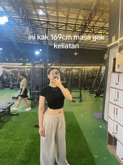 169cm kak masa gak keliatan 😩#gymrat #gymshark 