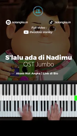 S'lalu Ada di Nadimu - OST Jumbo #slaluadadinadimu #ostjumbo #jumbo #notpiano #notangkalagu #pianotutorial #pianikalaguindo #notpianika #pianikalaguhits