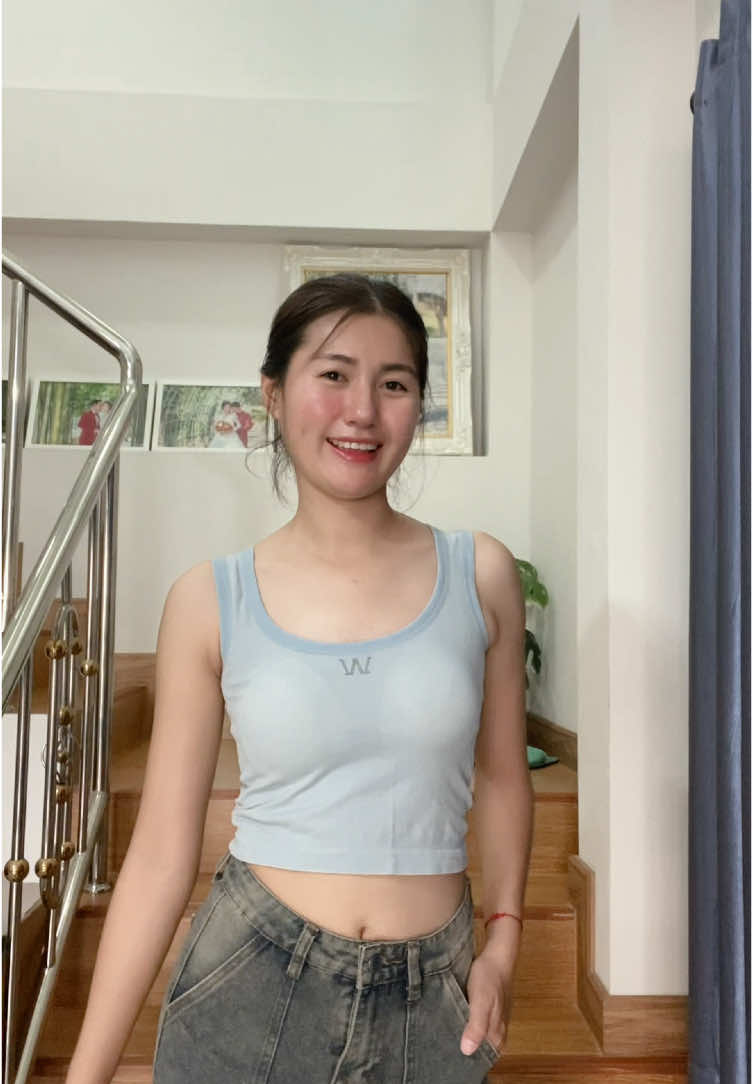 สีฟ้าสวยมาก🦋#เสื้อกล้าม #เสื้อกล้ามมีฟองน้ํา #เสื้อกล้ามมีบรา #เสื้อกล้ามผู้หญิง #คลาสแฟชั่น #เสื้อผ้าผู้หญิง #เสื้อผ้าแฟชั่น #น้ำทิพย์_ภาวิดา 