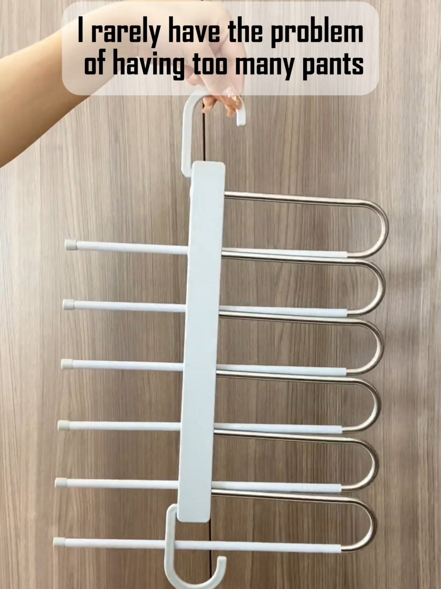 Dudumart Stainless Steel Multifunctional S Shape Clothes Hanger 5 Layer PantsHanger Towel Hanger Storage Clothes Rack😍 #clothes #rack #ikeafinds #ikeapax #ikea #organizewithme #closet #closetorganization #closettour