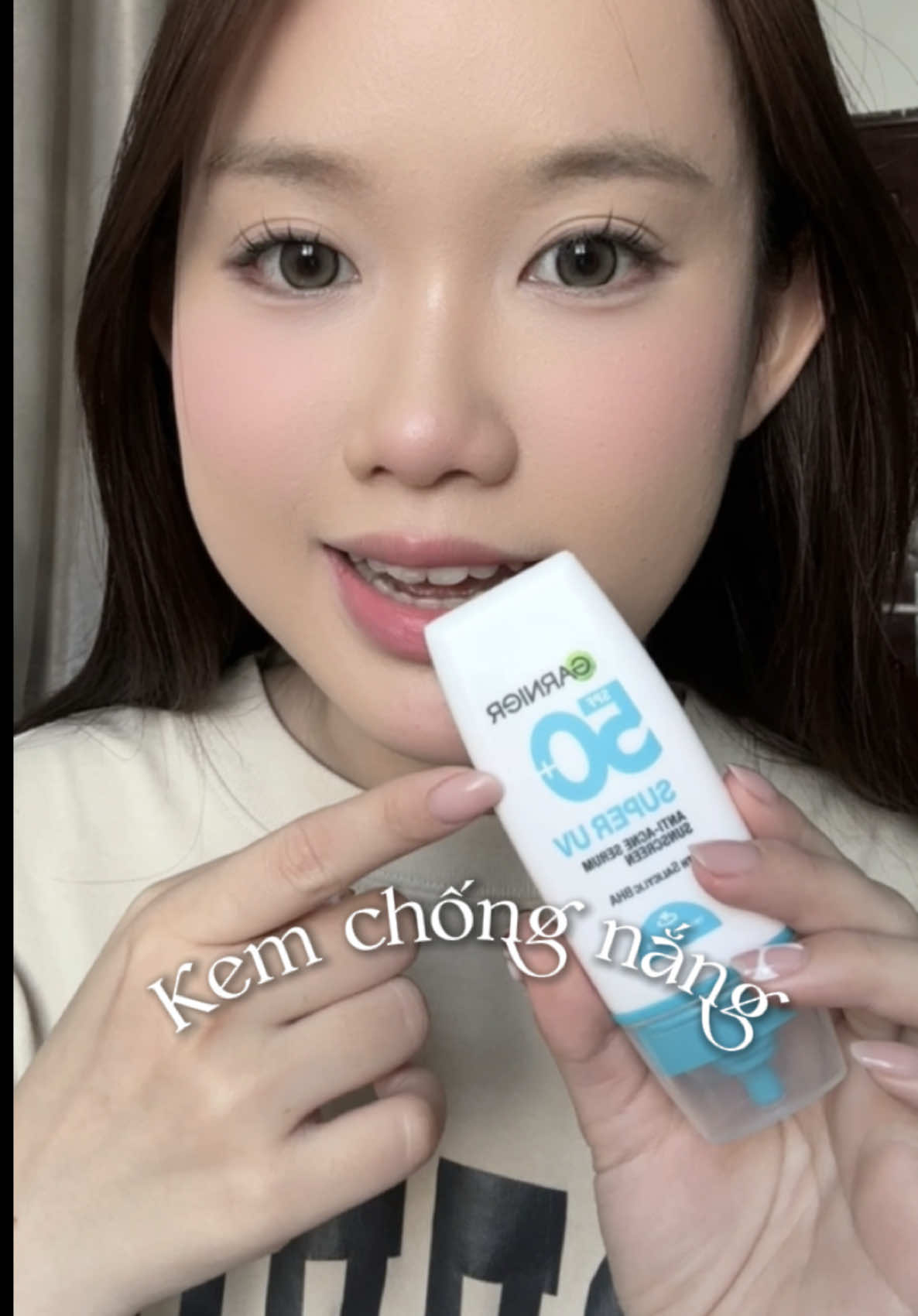 da dầu mụn dùng rất ê nhaaa #skincare #kemchongnang #kemchongnangchodadaumun #garniervn 
