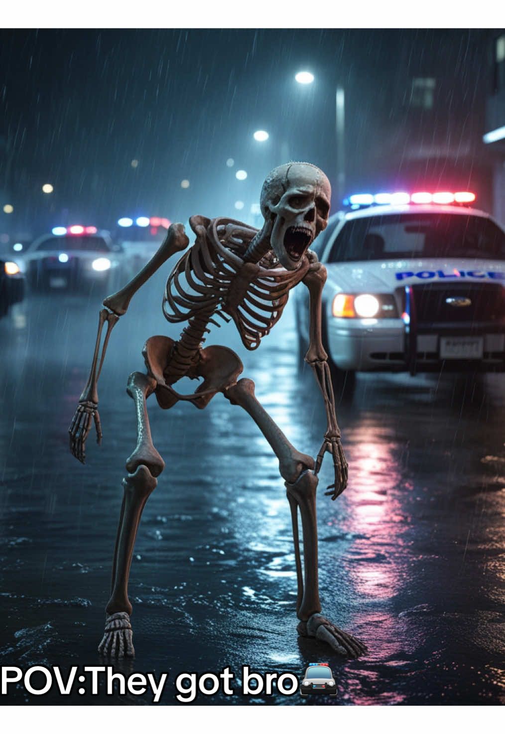 La polizia nooooooo 🚔☠️ #polizia #policeoftiktok #hotspot #hotspo #hotspotmeme  #skeleton #bro #brainrot #italianbrainrot 