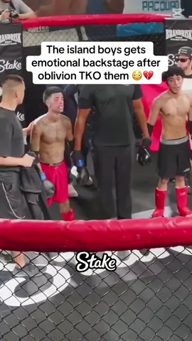 The island boys gets emotional backstage after oblivion TKO them 😳💔 