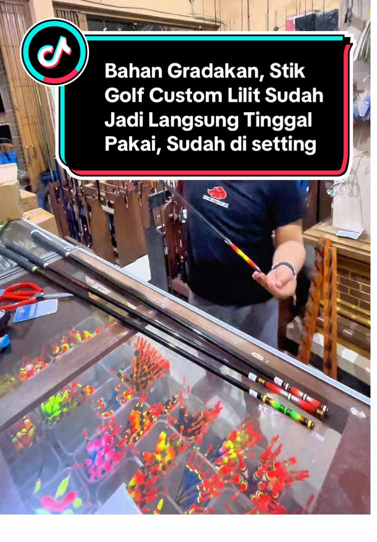 Stik Golf Custom Setingan Gradakan , panjang 200cm kurang lebih .. #pancing #fishing #mancing #alatmancing #tegekjoran #galatamalele #tegek #tegekkuat #tegekmania #tegekpancing #tegekcustom #mancingmania #joranpancing 