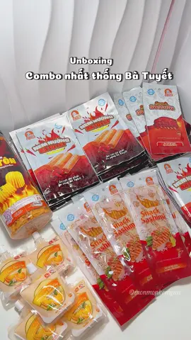 Unbox combo Nhất Thống Bà Tuyết #xuhuong #LearnOnTikTok #unboxing #tiktokgiaitri #toptrending #anvat #combonhatthong #anvatbatuyet #combonhatthongbatuyet 