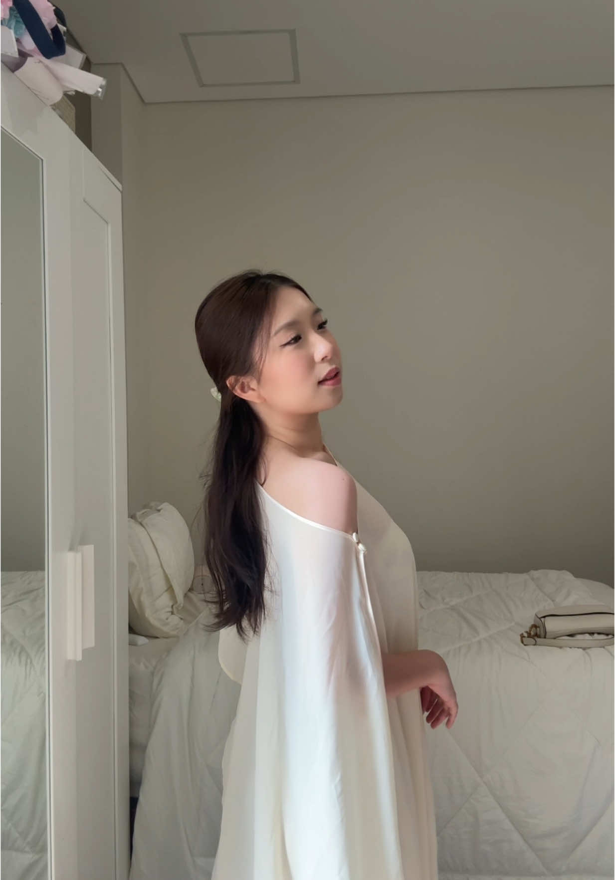 Feeling so dreamy w this fit 🤍✨ #fyp #springfits 