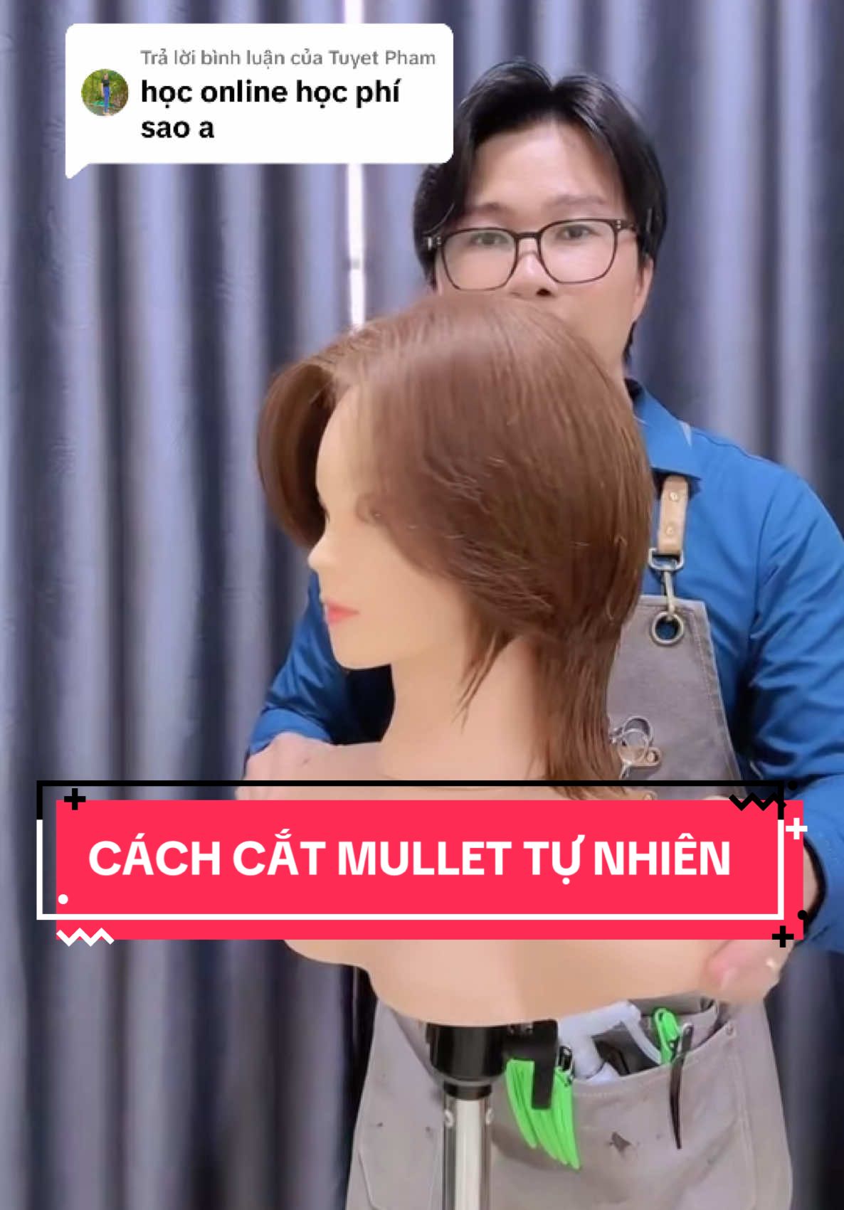 Trả lời @Tuyet Pham Tặng em cách cắt Mullet tự nhiên mới nhất 2025. #hocnghetoc #hoccattoc #daycattoc #daynghetoc #tranvanphu #hocnghetoconline #hoccattoconline #mullet #mullethaircut
