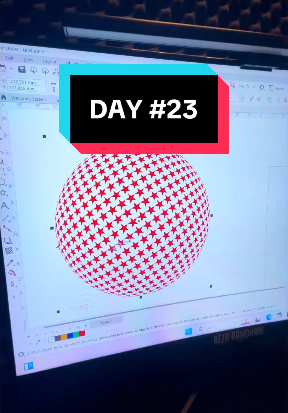 Pointillizer X Lens tool Corel #day23 