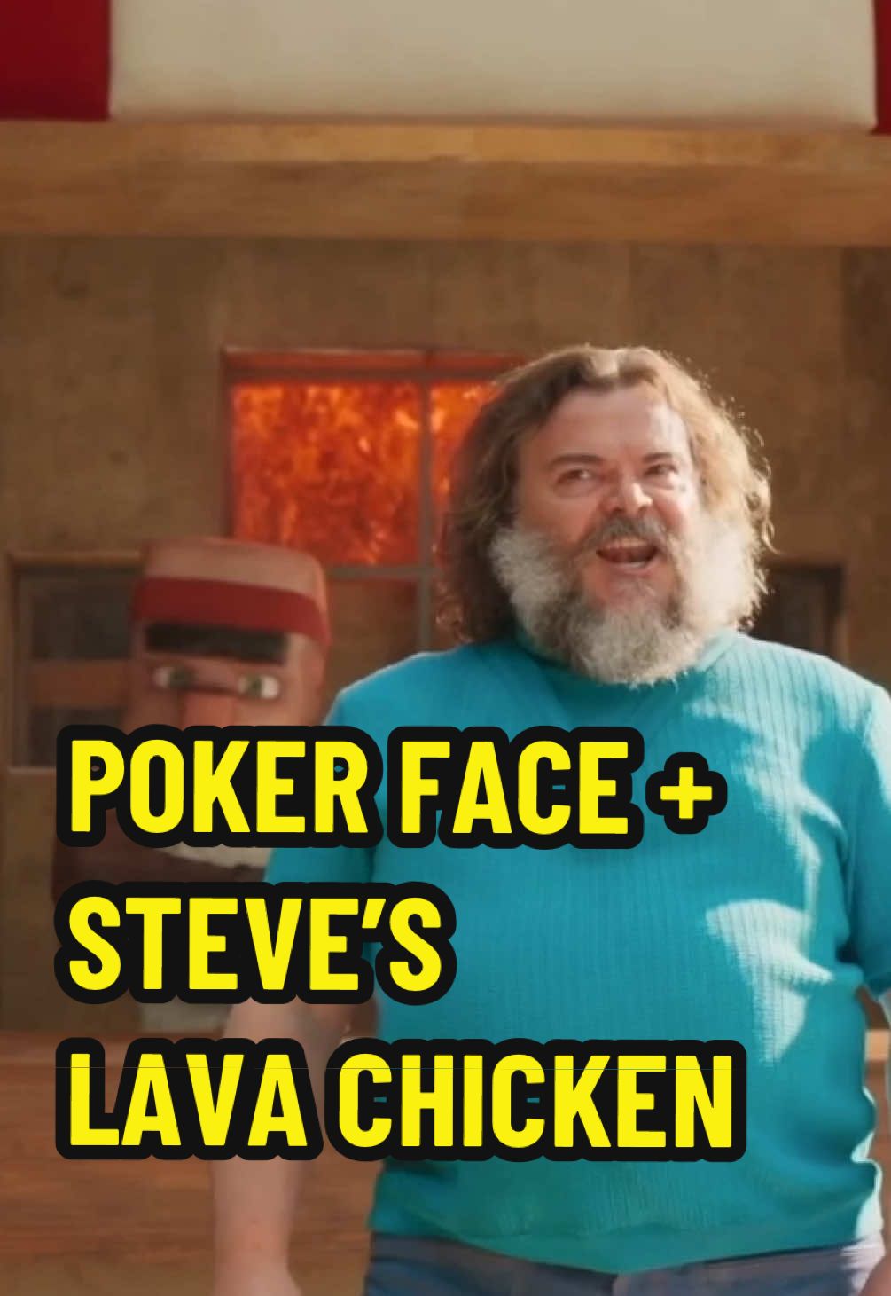 Folks, I’ve officially lost the plot 😫 Poker Face (Lady Gaga) + Steve’s Lava Chicken (Jack Black) #minecraft #chickenjockey #iamsteve 