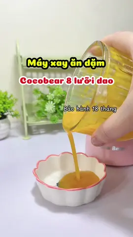 Máy xay đa năng cocobear 8 lưỡi dao  #mevabe #mayxaydanang #mayxaycocobear #mayxayandam #mayxay8luoi 