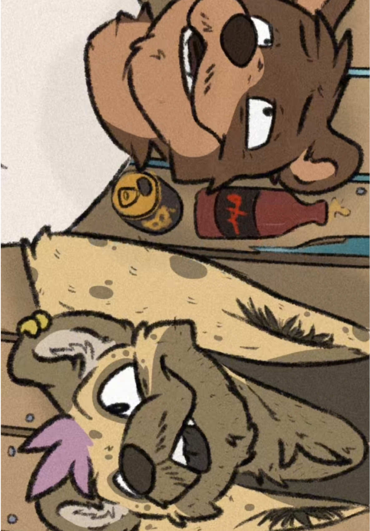 Song from my childhood so had to do something #furry #art #porquetevas 
