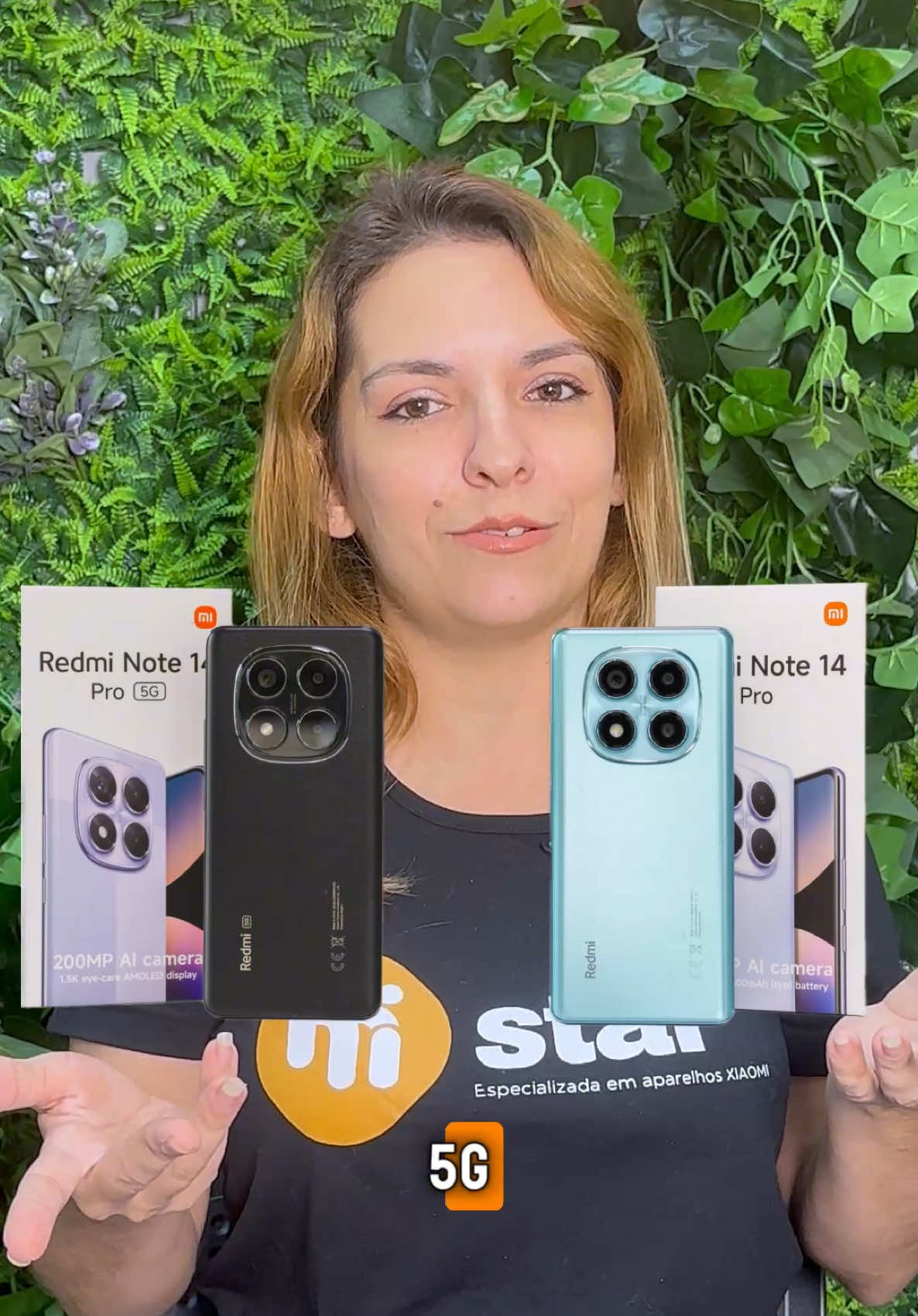 ❗️EXPLICANDO SOBRE AS DIFERENÇAS ENTRE O REDMI NOTE PRO 4G E 5G❗️  Nesse vídeo, explicamos as principais diferenças entre os dois modelos, como configurações internas e design! Ficou alguma dúvida? Entre em contato com nossos consultores por nossas redes sociais para maiores informações!  #xiaomi  #redminote #redminote14pro