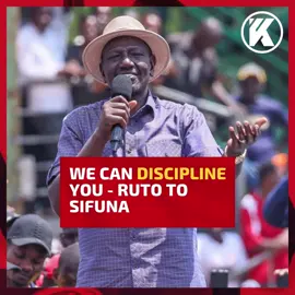 Sifuna, when you speak about me, know that I am a founding member of ODM. Tread carefully - William Ruto #Kenyans #KenyansOnTikTok