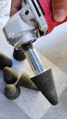 Elevate your sanding with our Tapered Angle Grinder Wheel!#diamond #tool #polish #handtools #stone #DIY #alat 