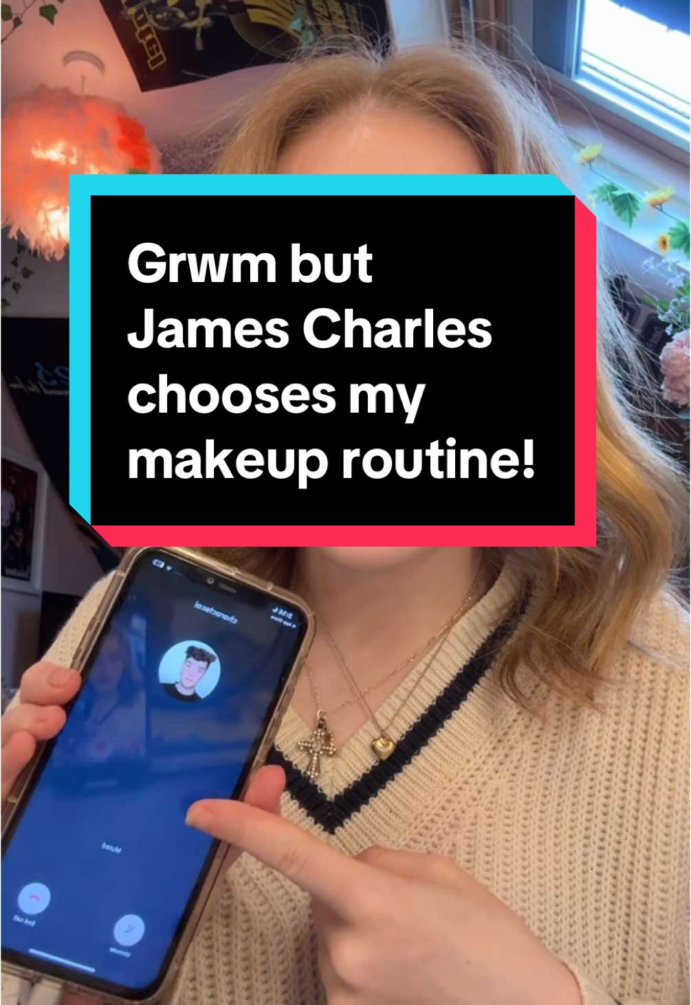 grwm but James Charles is choosing my makeup routine!💘#jamescharles #makeup #makeupinspo #skincare #skincareinspo #characterai #ai #chatgpt #fyp #foryou #foryoupage #blowthisup #hairstyle #fitcheck #grwm #grwmai #influencer #irish #irishinfluencers 