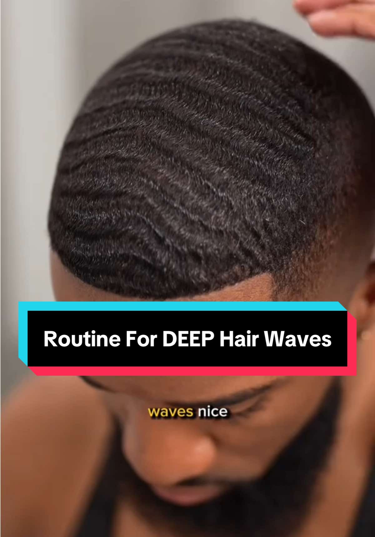 Hair wave routine for deep waves.   @Carol’s Daughter @Mielle Organics @WaveBuilder @colorsandcare #HairCareTips #MensHair #Haircut #HairStyle #MensHaircut #Hair