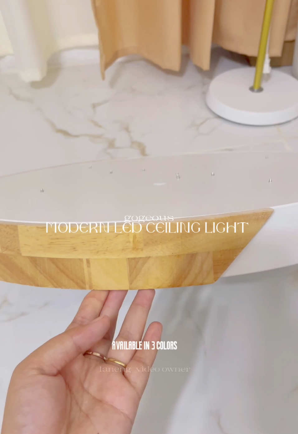 super nakakaaeasthetic!!! 🥹🍂🤎 #ledceiling #moderncelinglights 