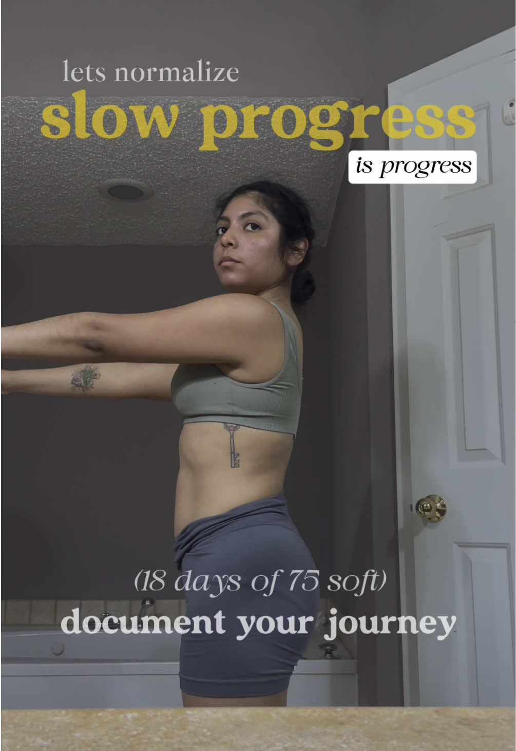 my fitness journey so far, i know it’s only been 18 days but i think we should normalize the tiny changes in your body 🥹 #dayinmylife, #fitnessjourney, #motivation, #gymvlog, #Lifestyle