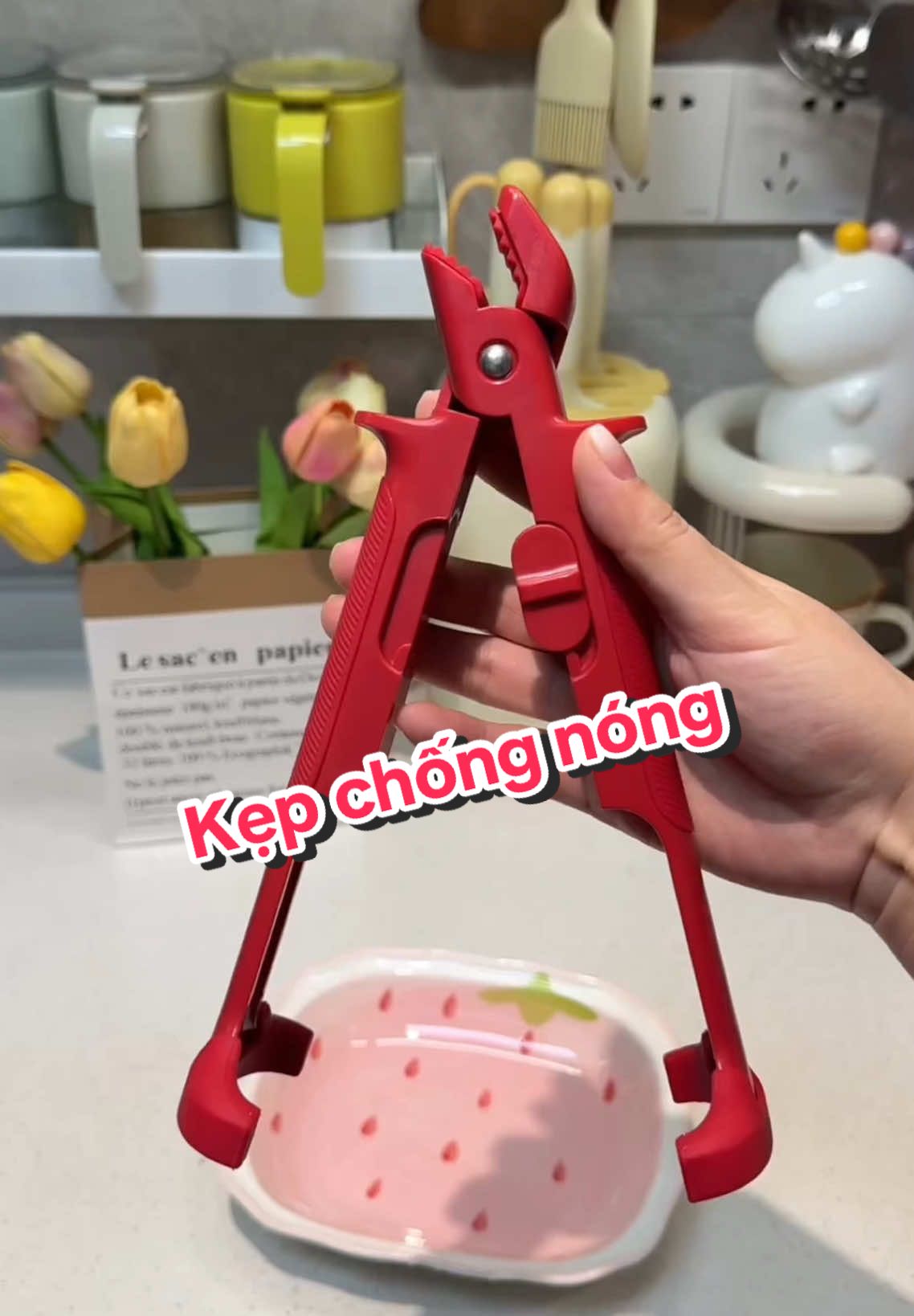 Kẹp chống nóng kẹp đĩa bát đồ ăn nóng  #kepchongnong #kepchongnongsilicone #TH✿ #giadungtienich 