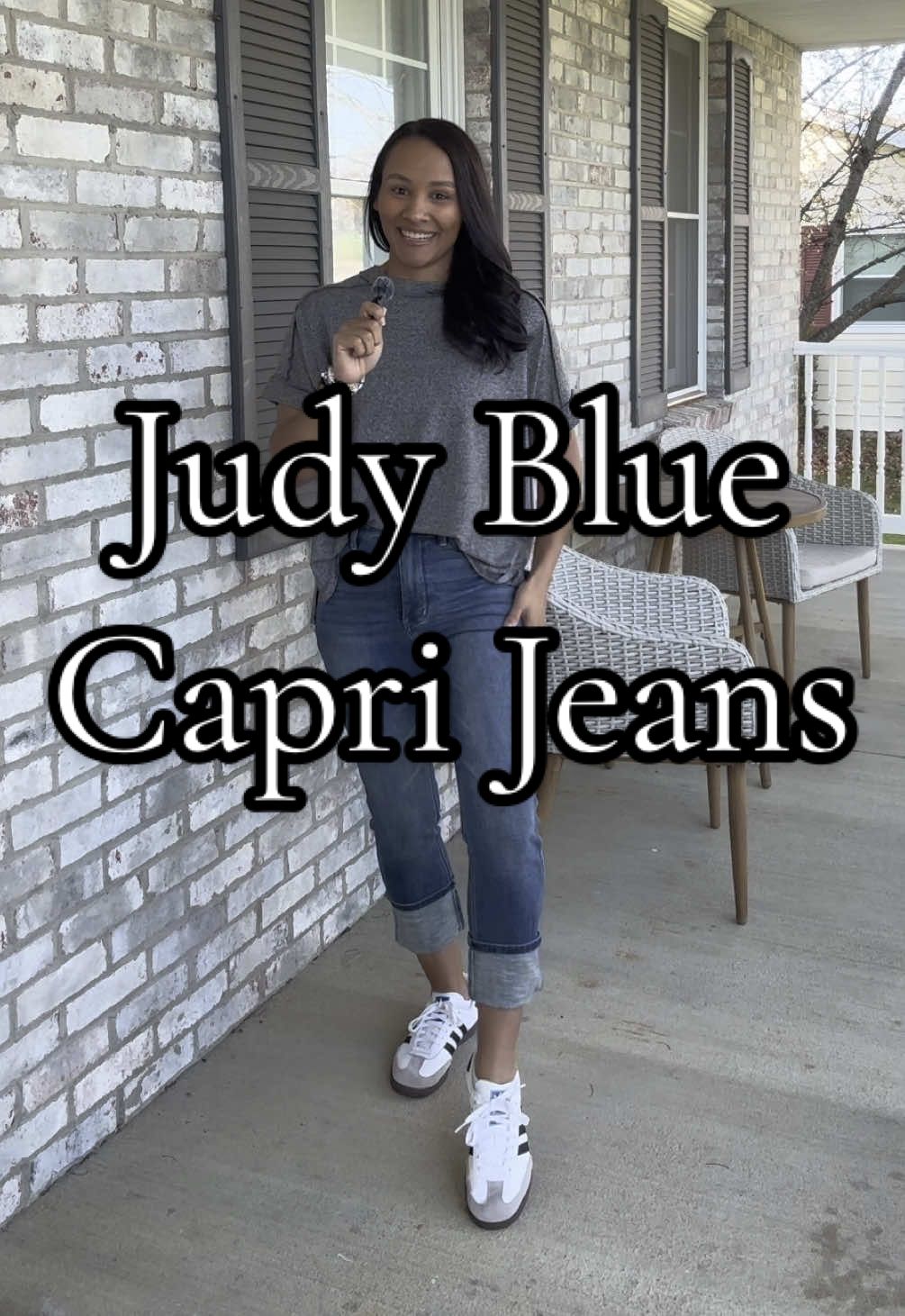 @Freckled Poppy knew what we wanted🔥 #judyblue #judybluejeans #capri #denim 