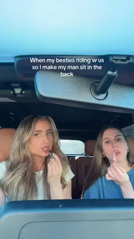 Lucky I didn’t put upfront and us in the back like an uber