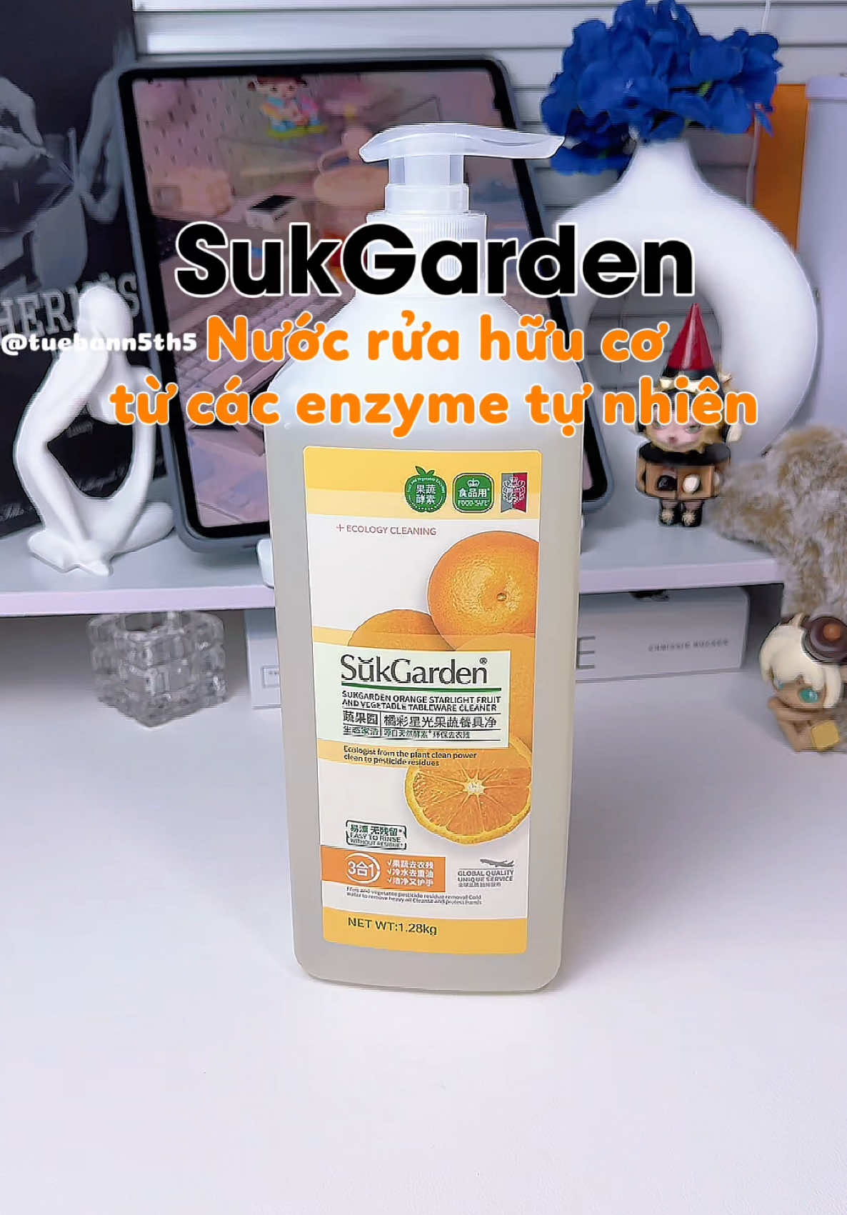 Nước rửa hữu cơ SukGarden có thể dùng để rửa trái cây, chén bát,… thành phần hữu cơ quá là oki lun á 👍🏻✨#sukgarden #nuocruahuuco #nuocruahuucosukgarden #zhuzhu #chuca #nuocruatraicay #muataitiktok #tuebangiviu #viral #xh #foryou #fypシ゚ 