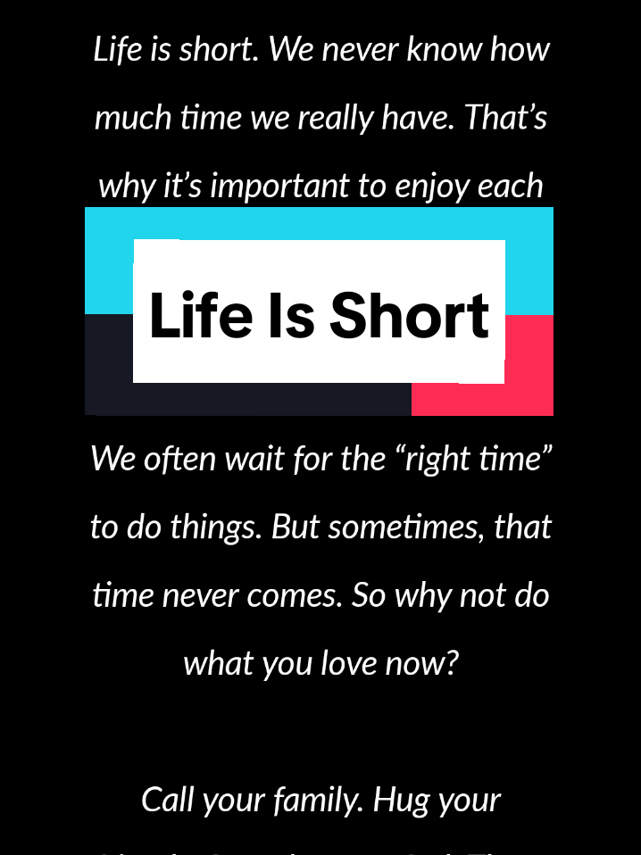 Life is short #beginner #intermediate #advanced #foryourpage #foryoupage #foryou #english #readingchallenge #listening #reading 