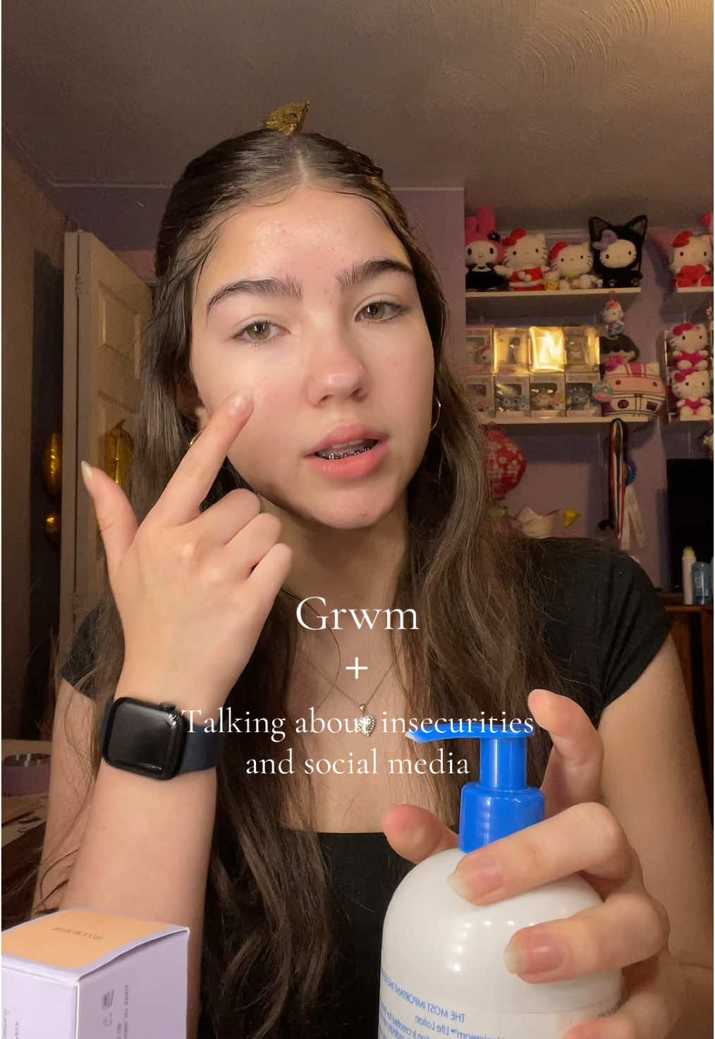 #emspepper #fyp #relatable #grwm #makeup #grwmtalking #teentalk #acne #insecurities #nose #saie #nyx #wetnwildmakeup #tower28 @wetnwildbeauty @Maybelline NY @Rare Beauty @Saie @??? 
