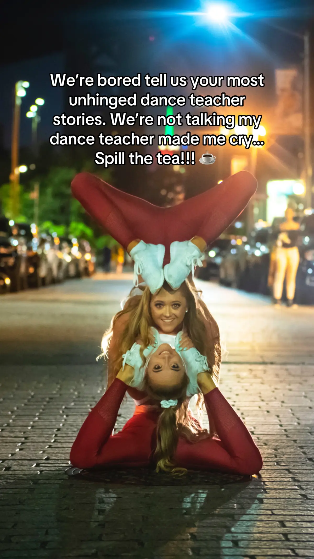 We once experienced a teacher who showed up an hour and a half late to class and blamed it on waiting in line at chicken treat… then spent the whole class singling out dancers about there bodies 👀💀🚨 