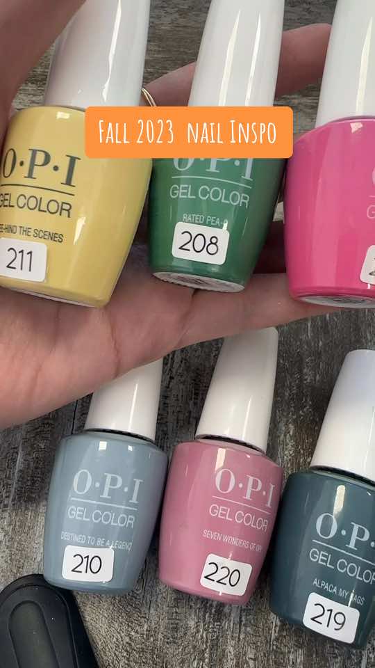 Spring nail inspo. If you still want to do color but want it to be mute these are grest options. #nails #nail #nailinspo #funnails #nailinspo #dailynailinspo #springnails #nails #gelpolish #nailpolish #opigel 