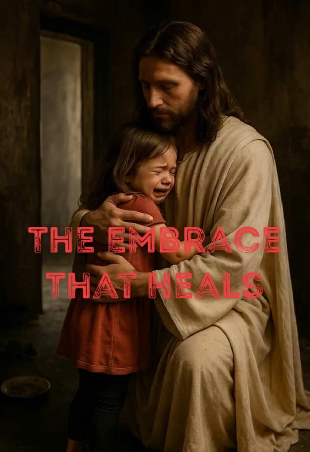 She was crying… but Jesus knelt, held her close, and turned sorrow into peace. ⠀ There’s still a safe place: His arms. Tag someone who needs a real hug from Heaven today #J#JesusComfortsH#HeavenlyHugN#NotAloneF#FaithThatHealsSafeInHisArms