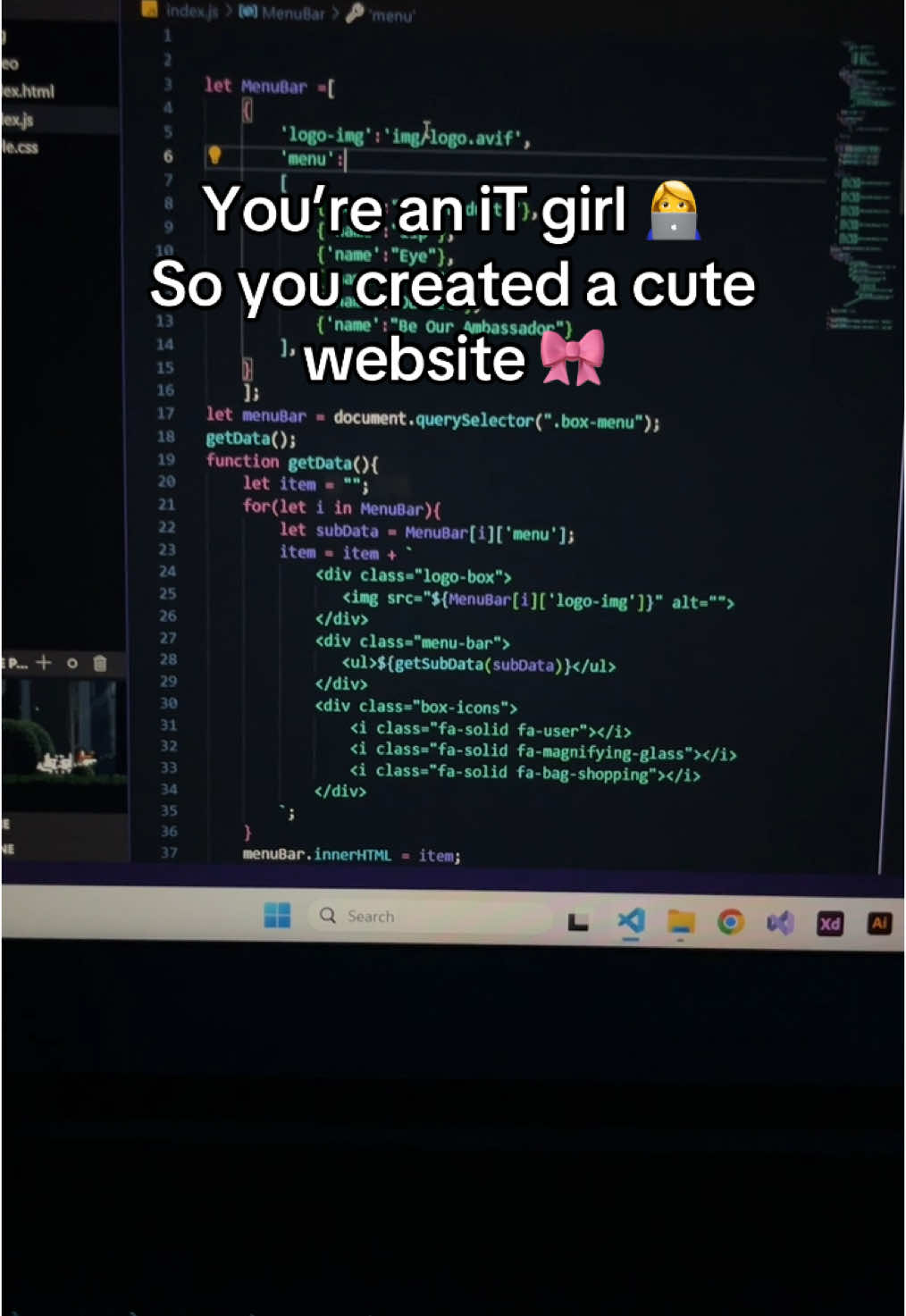 #iT #informationtechnology #webdesign #htmlcssjs #programming #webdevelopment #computerscience #itgirl #អាយធី #studytok #website #codinglife #romanlipstick 