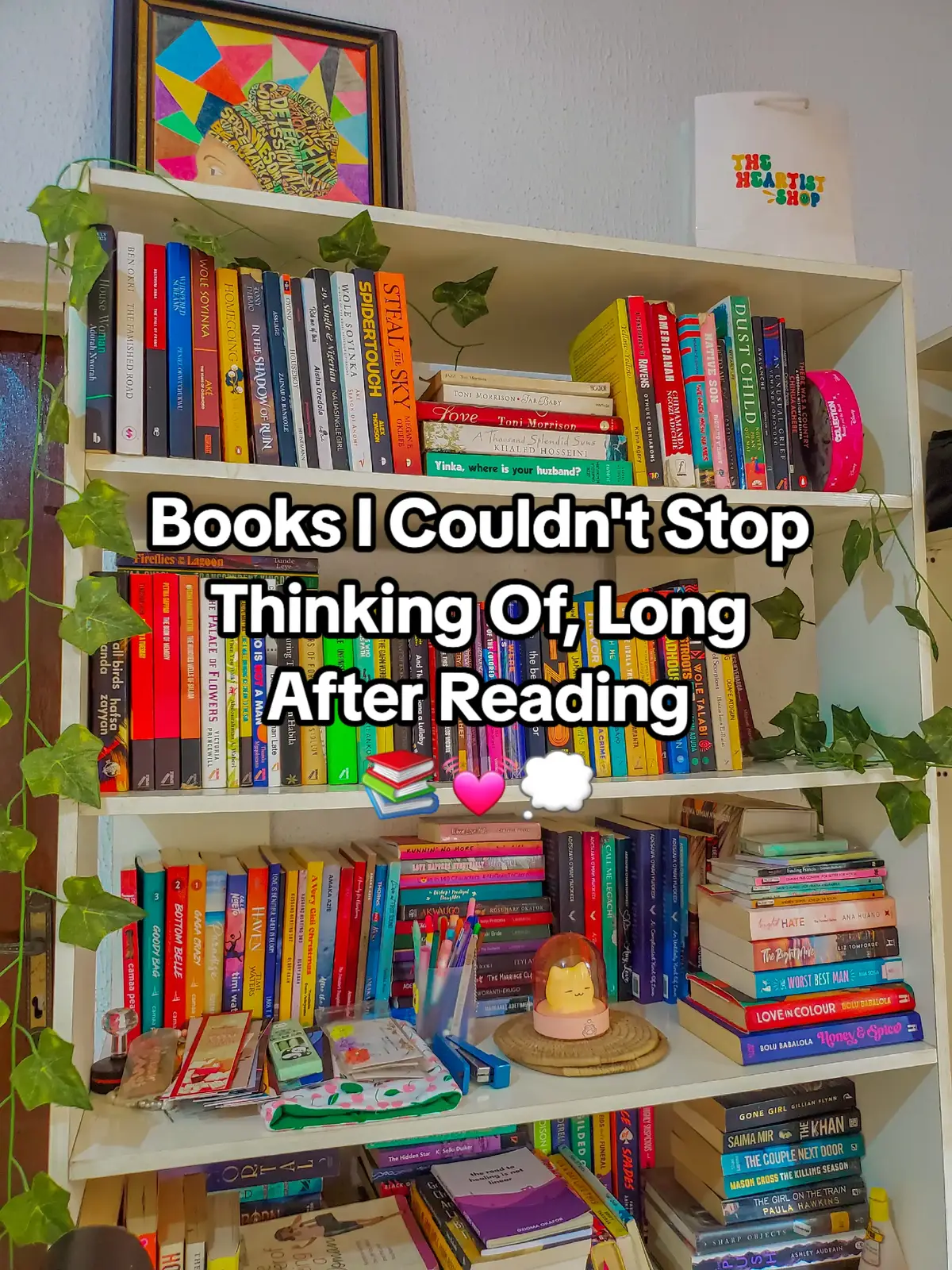 These are my babies, my shaylassss, my loves.  What books can you not stop thinking about? 💓 #alitbabe #books #BookTok #booktoknigeria #booktokker #bookrecs📚 #BookRecommendations #bookstoread #booksicantstopthinkingabout #whattoread #readinglist #nigerianbooks #nigerianbookstoread #booksbooksbooks 