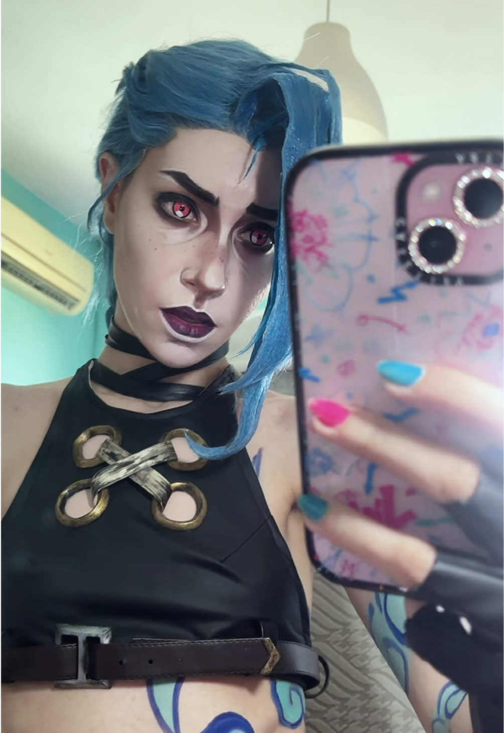 thank you for all the love for my jinx cosplay 💙 #arcane #jinx 