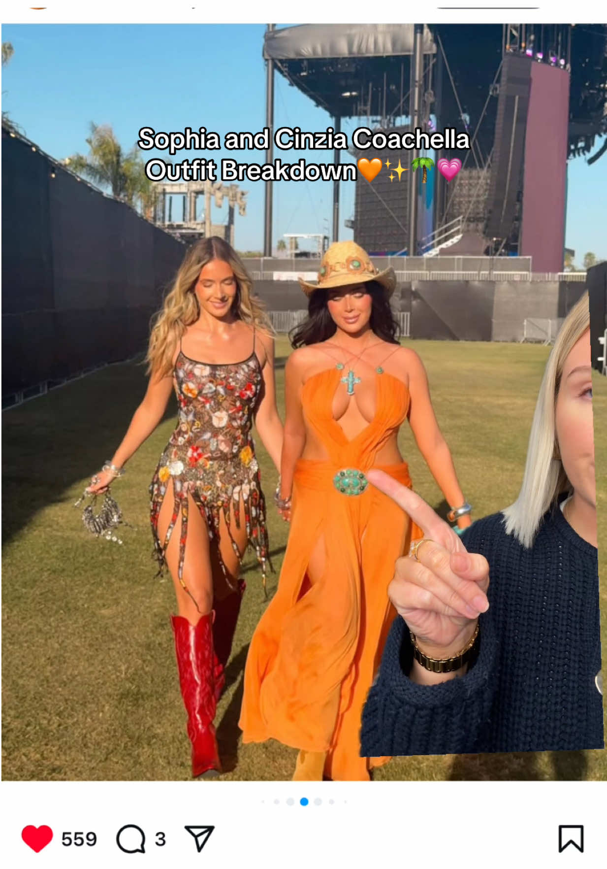 stay calm... s&c day 1 coachella outfit breakdown!!! ✨🫶🏼🌴💗☀️  #sophiatuxford #cinziabayliszullo #sophiaandcinzia # #coachellafits #outfitinspo #itgirl #pinterest #pinterestaesthetic #aesthetic  #outfitdetails #australia #takingofftour #sophiaandcinziaaustralia #fyp #ForYou #foryoupage #coachella #coachellaoutfit #outfitbreakdown @sophiatuxford @Cinzia @Lidia Baylis-Zullo 