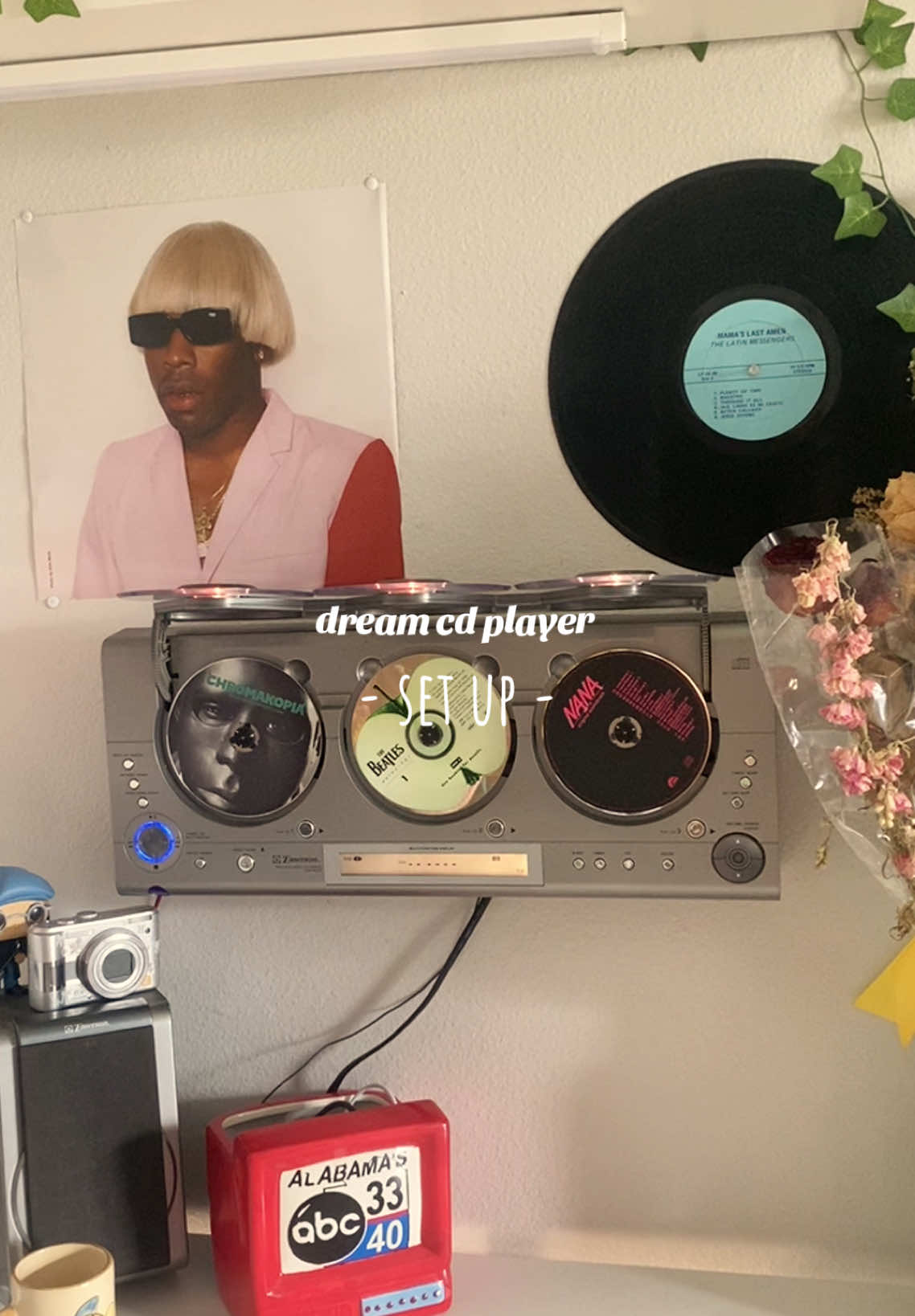 emerson triple play cd player 💿 #cdplayer #2000s #fyp #cds #tylerthecreator #nana #fyp) #thebeatles #fyp 