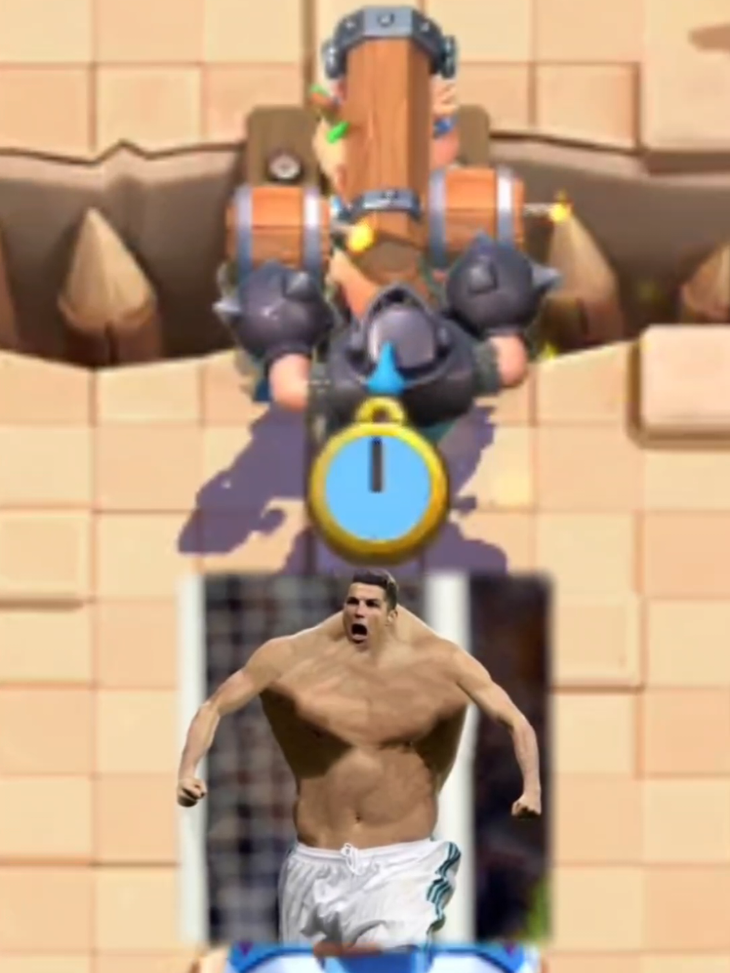 Шустрый ст0як Роналду 2.5🥵 #clashroyale #rapino_clash 