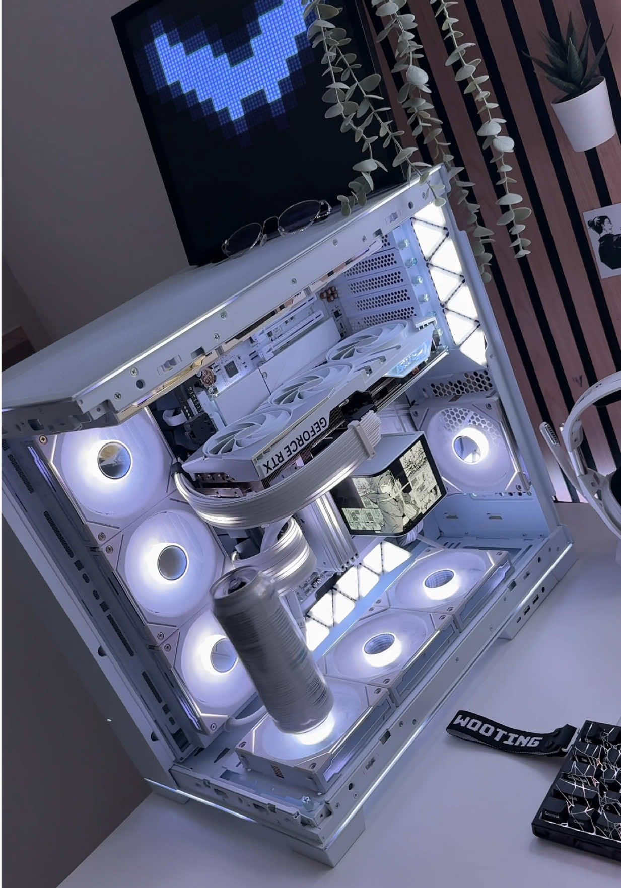 Gaming Setup #setup #whitesetup #setupgaming #pcsetup #GamingSetup #fyp 