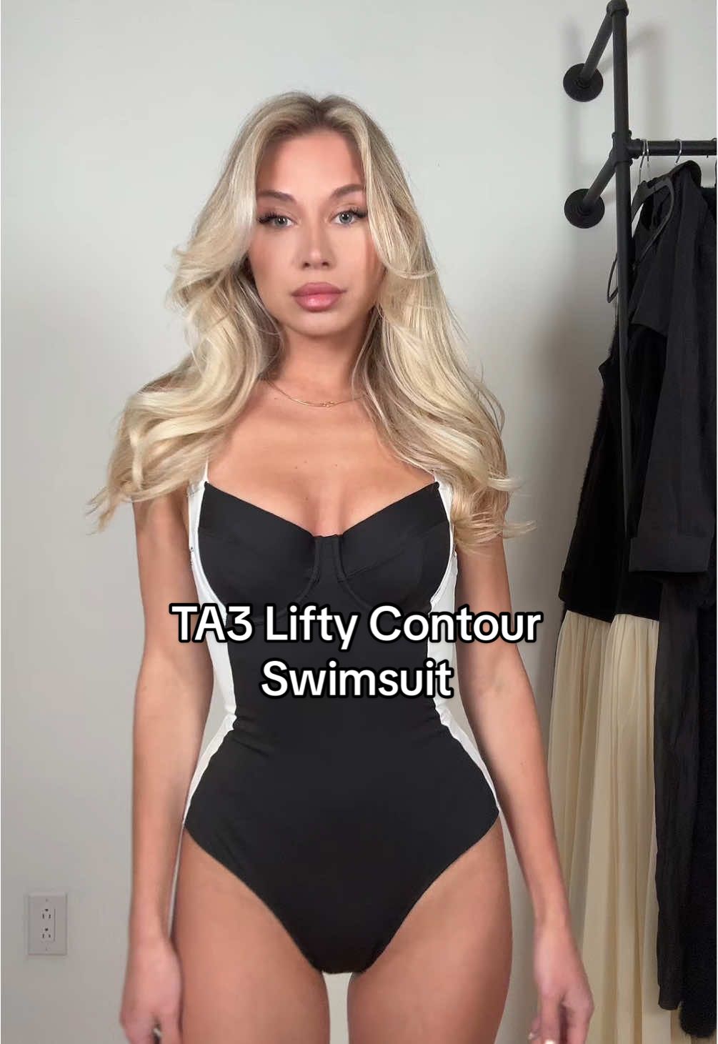 The new TA3 Lifty Contour Swimsuit in black/white! Comes in sizes XS-4X and 3 different torso lengths for all the girlies! 👙 @TA3 SWIM #ta3 #ta3swim #ta3partner #shapingbodysuit #shapingswim #shapingswimsuit #shapewear #vacation #beachoutfits 