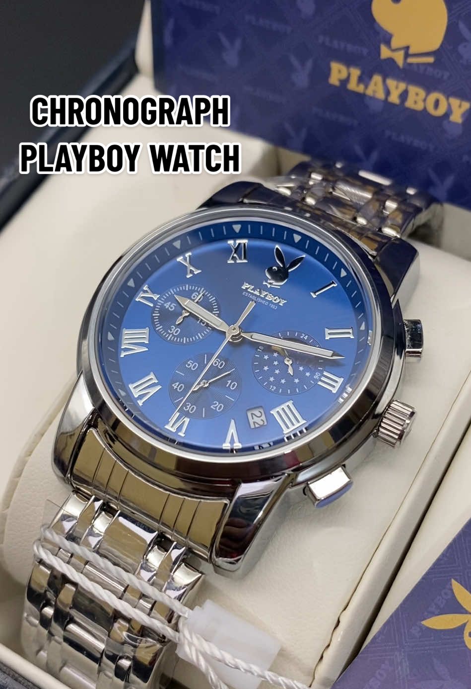Ito yung relo na worth it to buy ngayong summer. 🤩✨ Original Playboy watch, Chronograph watch for men. #playboywatch #watch #watchforyou #trendywatch #luxurywatch #latestwatch 