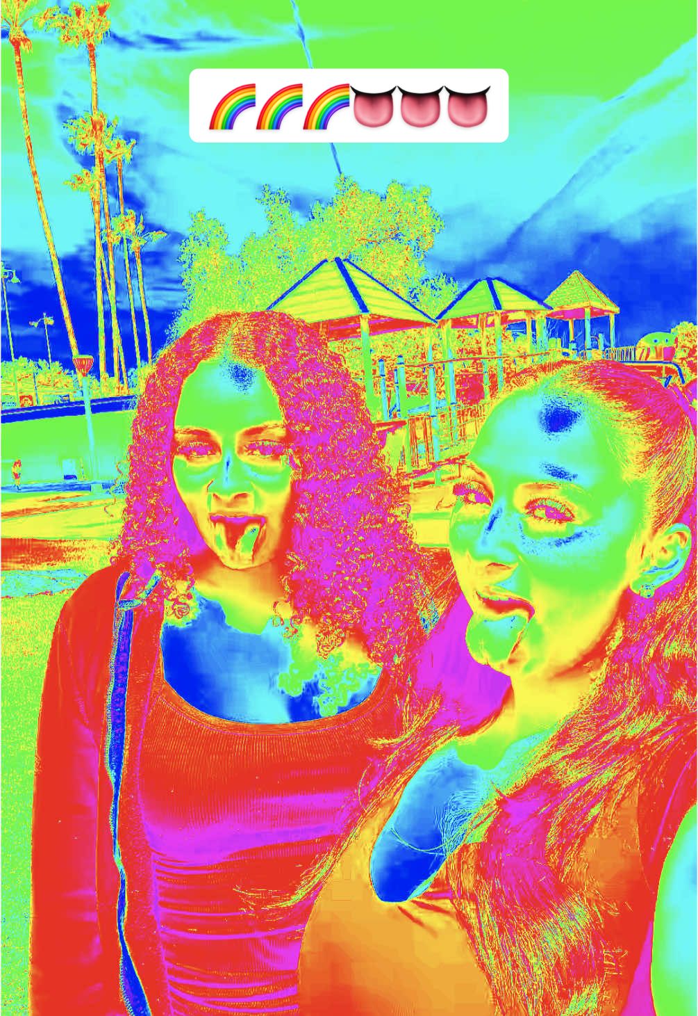 🌈👅👅👅👅 @@Ruby 💘##liluzi##liluzivert##rainbow##colornegative##tongue##fyp##foryou##xyzbca