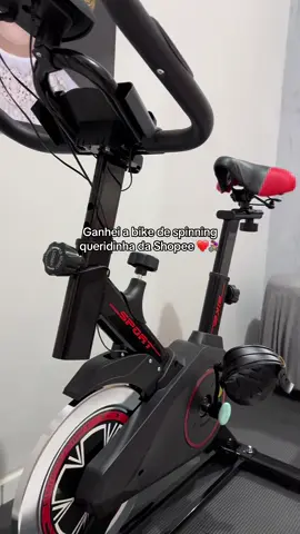 Era meu sonho 🥺 #shopee #bike #bikespinning #cardio #presentedeaniversario 