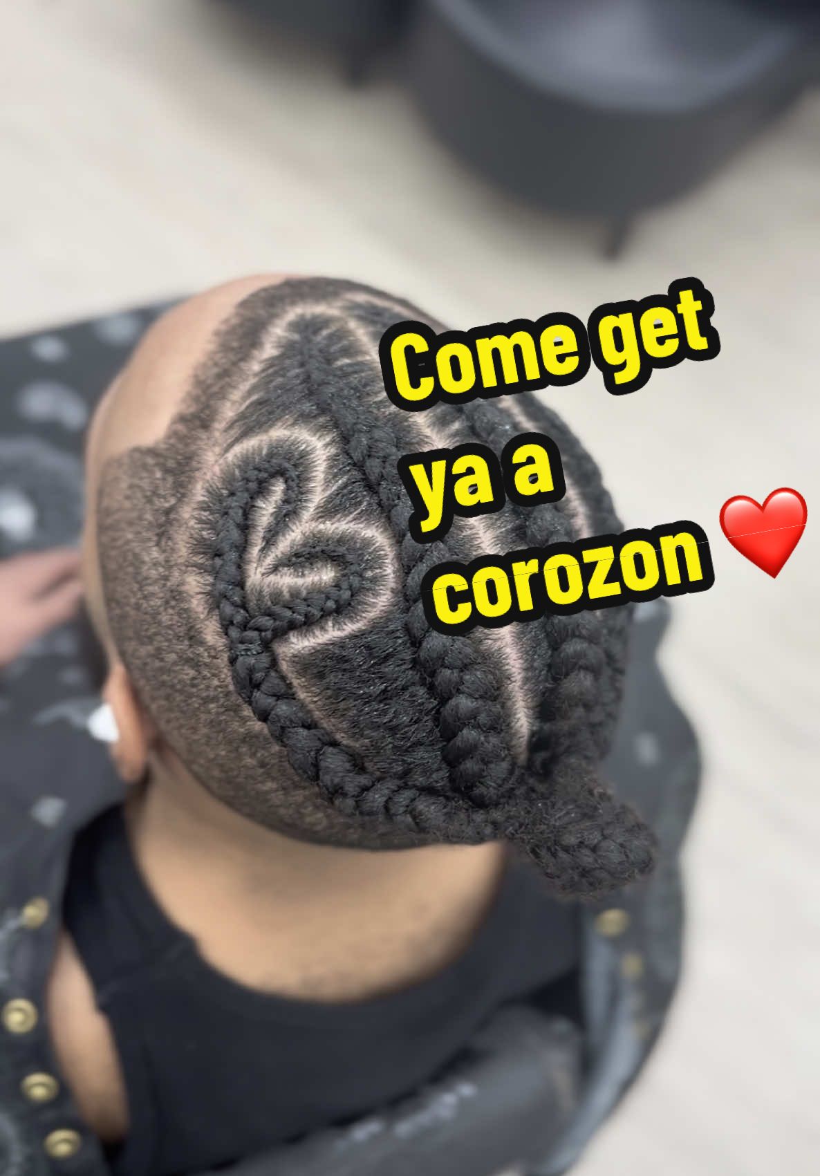 Client request ❤️ ❤️  #heartbraids #menshaircut #menshairstyle #mensfashion #fadehaircut #nycbarber #nycbraider #nycbraider #manhattanbarber 
