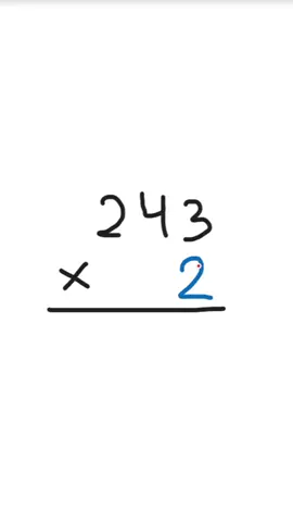Multiplicación DE 1 CIFRA y 3 CIFRAS ARRIBA #matematicas #multiplicar #cifras #mates #multiplicaciones #multiplicación
