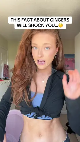 i am so sad for my brown eyed ginger people #fyp #gingers #ginger #redhead #redhair #browneyes #orangatang #ancestors #naturalselection 