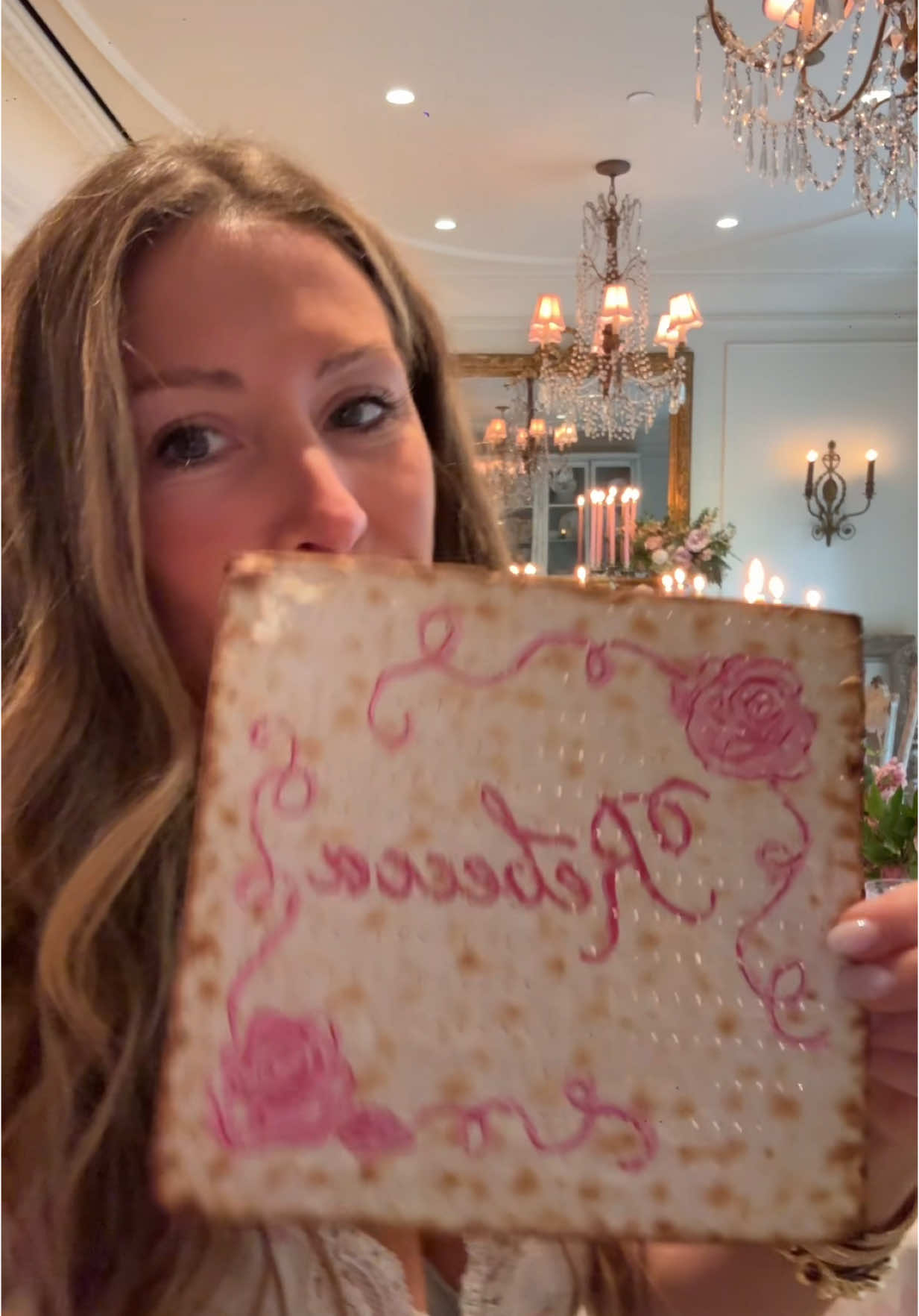 Happy Passover 💕Finalizing the table seating and adding finishing touches 🎀 #passover #entertaining #loveshackfancy 