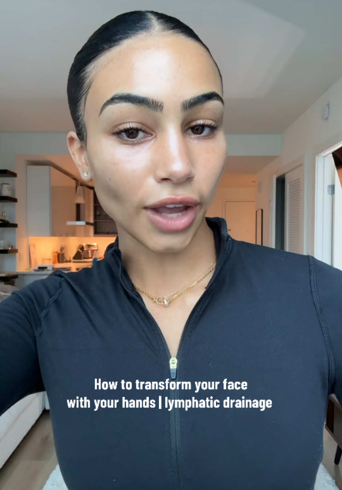 10 minutes focusing on lymphatic drainage goes a long way 🩷
