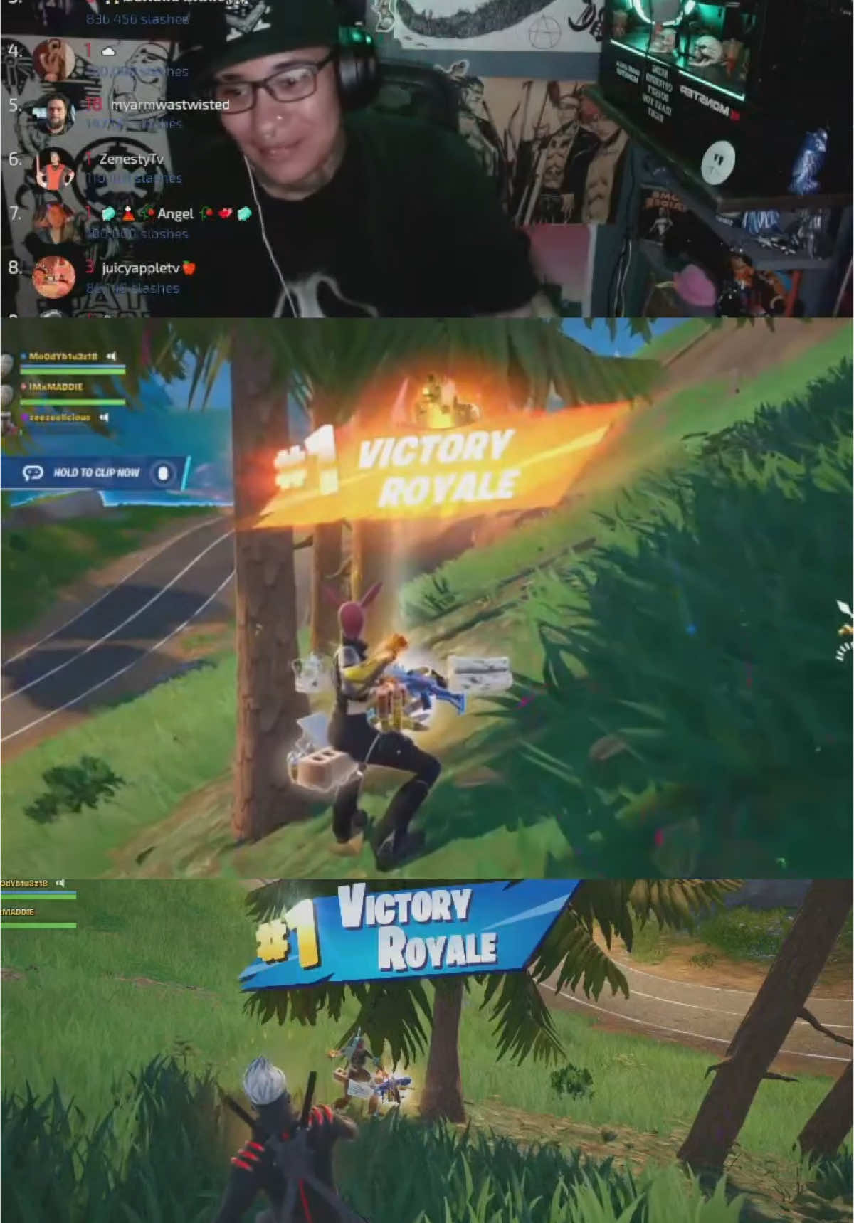 Finally a well deserved dub at 3am 😂😂 @maddie🎯🧊🎀 @🥂𝕿𝖆𝖙𝖎𝖆𝖓𝖆 𝕸𝖚𝖓𝖔𝖟🥂  #LIVEhighlights #TikTokLIVE #LIVE #fyp #dub #trending #fortnite #viral #gg 